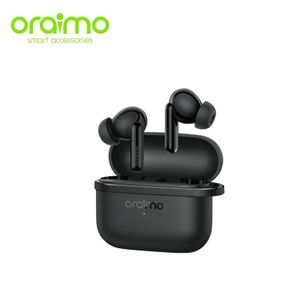 Oraimo SpaceBuds Lite True Wireless Earbuds Sound360 Anti-Lost - Black
