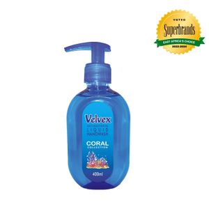 Velvex Liquid Hand Wash Soap Coral Collection 400ml With Pump
