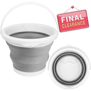 Collapsible Mop Bucket and Ice Bucket-5L(1.3 Gallon) Household Cleaning Silicone Dust Mops Bucket with no Wringer Set,Portable Bathroom Cleaning Supplies Bucket for Cleaning Caddy Spin Mops for Floor