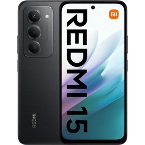 XIAOMI Redmi 15 4G, 6GB RAM + 128GB, 7000mAh, Black (2YRs WRTY)