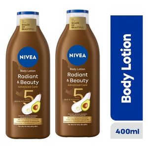 NIVEA Radiant & Beauty Advanced Care Lotion For Women - 400ml (Pack Of 2)..
