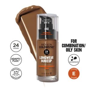 Revlon ColorStay™ Longwear Makeup For Combination/Oily Skin, SPF 15, Mahogany 440