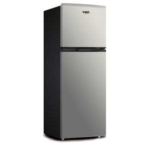 VON VART-19DHS Double Door Fridge 136L - Silver (1YR WRTY)