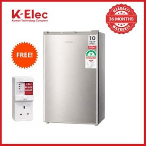 K-Elec Single door 90L Refrigerator Model KR14-SDC-KSC (36Months Warranty) + Free Fridge Guard