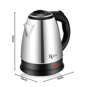 Roch REK-815-E Electric Kettle - 2L - 1500W - Silver (1YR WRTY)
