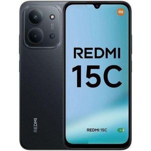 Redmi 15C Xiaomi Smartphone, 6.9", 8GB Extended RAM (4+4) + 128GB, 6000mAh - Black (1 R WRTY)