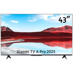 XIAOMI TV A PRO 2025 43", 43-inch 4K Ultra HD QLED Smart LED Google TV, Black.